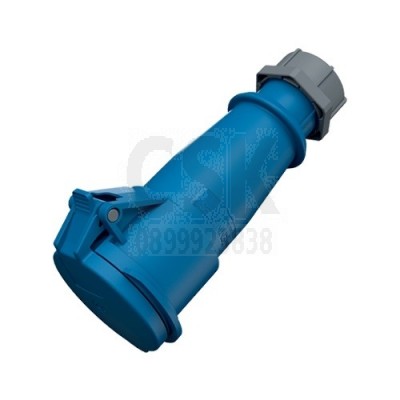 Power ปลั๊ก เมียกลางทาง 2P+E16A IP44 510 MENNEKES