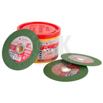 ใบตัด 4"x1.0x16mm ใย 2 ชั้น SUPER CUT SUMO