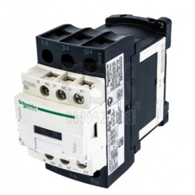 LC1D25BD TeSys LC1 3 Pole Contactor, 25 A, 11 kW, 24 V dc Coil