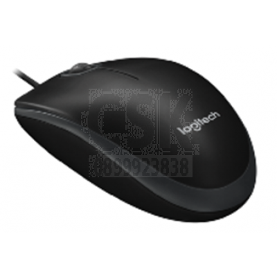 USB MOUSE LOGITECH (B100) BLACK