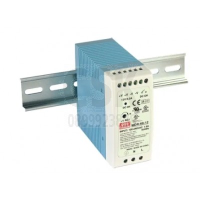 Mean Well MDR Switch Mode DIN Rail Power Supply MDR-60-12