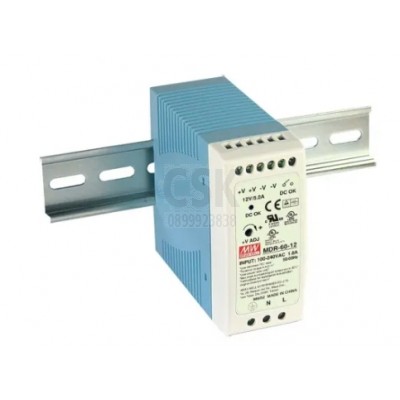 Mean Well MDR Switch Mode DIN Rail Power Supply MDR-60-12