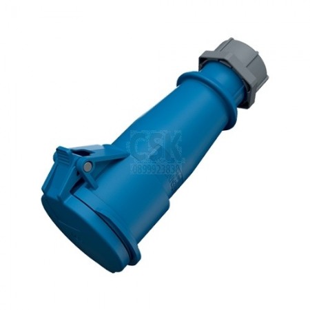 Power ปลั๊ก เมียกลางทาง 2P+E16A IP44 510 MENNEKES