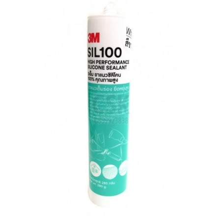 3M SIL100 ซิลิโคน สีขาว