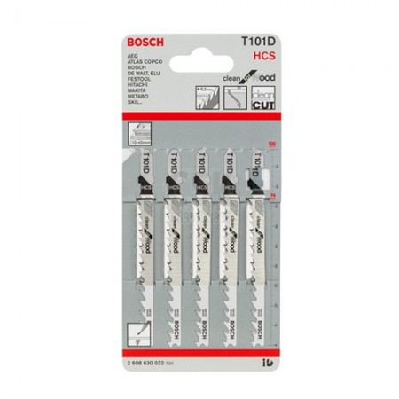 ใบเลื่อยจิ๊กซอ T101D BOSCH (5ใบ)