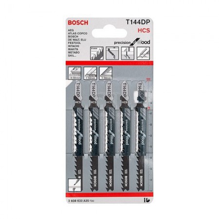 ใบเลื่อยจิ๊กซอ T144DP BOSCH (5ใบ)