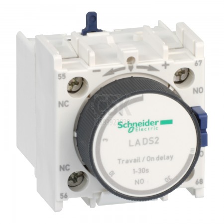 LADS2 - Time delay auxiliary contact block, TeSys Deca, 1NO