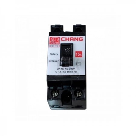 เซฟตี้เบรกเกอร์ ขนาด 15A รุ่น BCH-115 ตราช้าง
