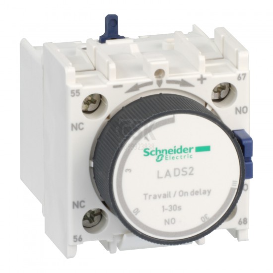 LADS2 - Time delay auxiliary contact block, TeSys Deca, 1NO