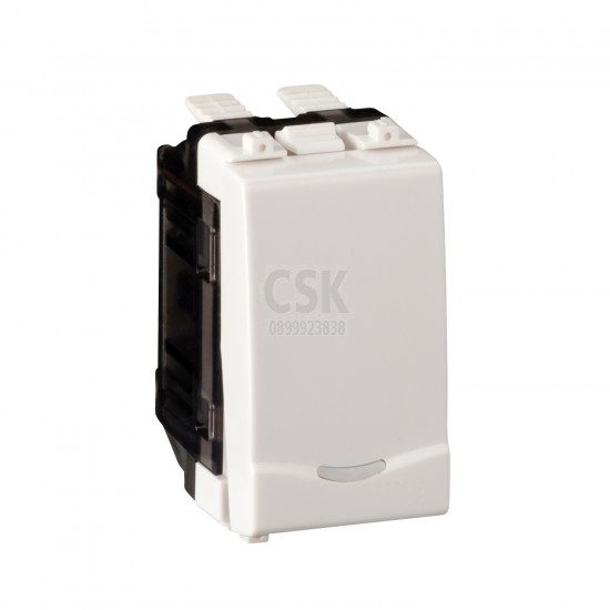 Schneider สวิทช์ทางเดียว 16A 250V ชไนเดอร์ พร้อมพรายน้ำ ขนาด 1 ช่อง 3031P-1-2M-F Concept : Easy Clip (Clipsal)
