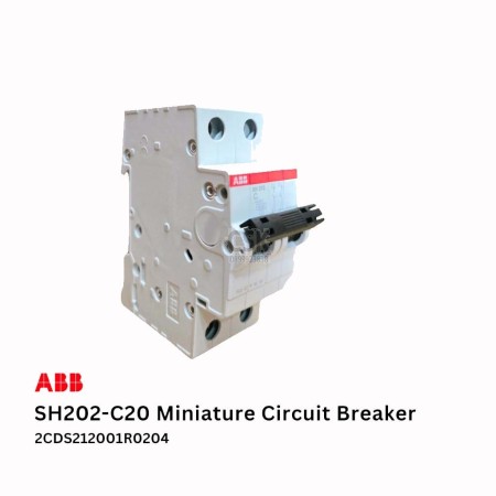 ABB SH202-C20 เซอร์กิตเบรกเกอร์ 20 Amp 2P 6KA
