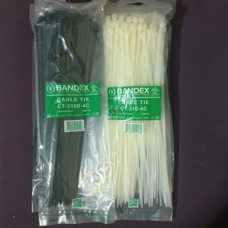 เคเบิ้ลไทร์ BANDEX สีดำ ขนาด 12" แพ็ค 100 เส้น 