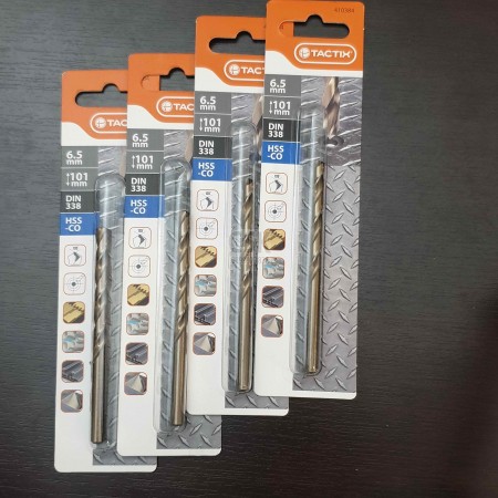 ดอกสว่านเจาะสแตนเลส COBOLT 6.5MM TACTIX