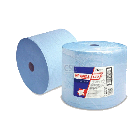 กระดาษเช็ดอุตสาหกรรมแบบม้วน Kimberly-Clark L30 ULTRA+