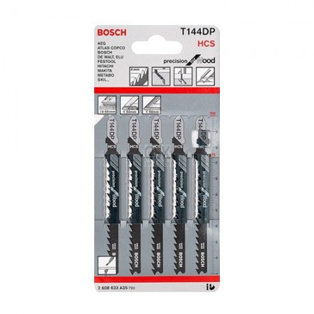 ใบเลื่อยจิ๊กซอ T144DP BOSCH (5ใบ)