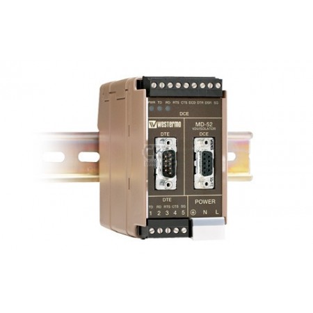 MD-52 DC Serial to Ethernet converter