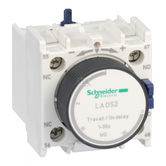 LADS2 - Time delay auxiliary contact block, TeSys Deca, 1NO