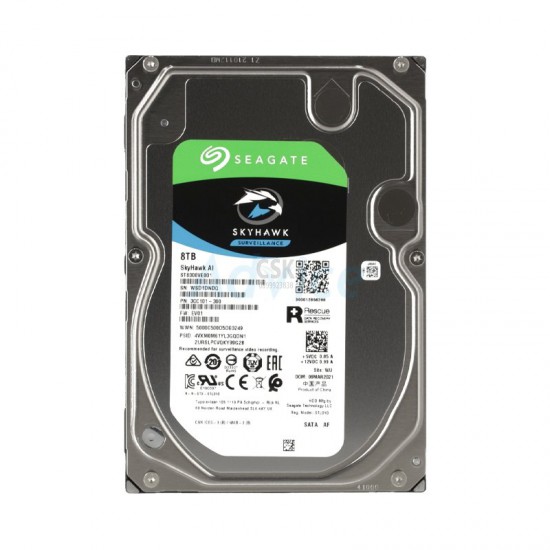 SEAGATE SKYHAWK ฮาร์ดดิส 8 TB รุ่น SGT-ST8000VE001 (สำหรับ CCTV)