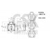 MENNEKES 10082 grey ปลั๊กตัวเมียติดลอยรุ่น SCHUKO (2P+E) 16A 230V IP44