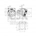 Power Plug Mennekes ปลั๊กตัวเมียฝัง CEE แบบฝังเฉียง กันน้ำ